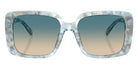 Coach HC8424U CAD54 58664M 54 - Pearlized Blue Watercolor / Blue Yellow Gradient #id:hc8424u58664m_s:102100