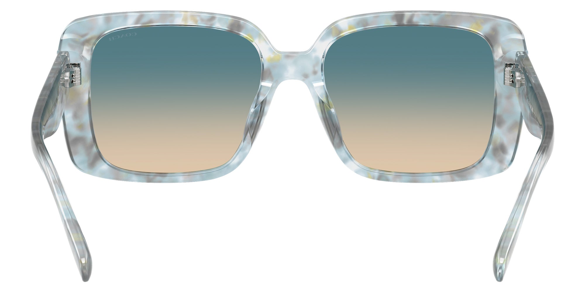 Coach HC8424U CAD54 58664M 54 - Pearlized Blue Watercolor / Blue Yellow Gradient #id:hc8424u58664m_s:102115
