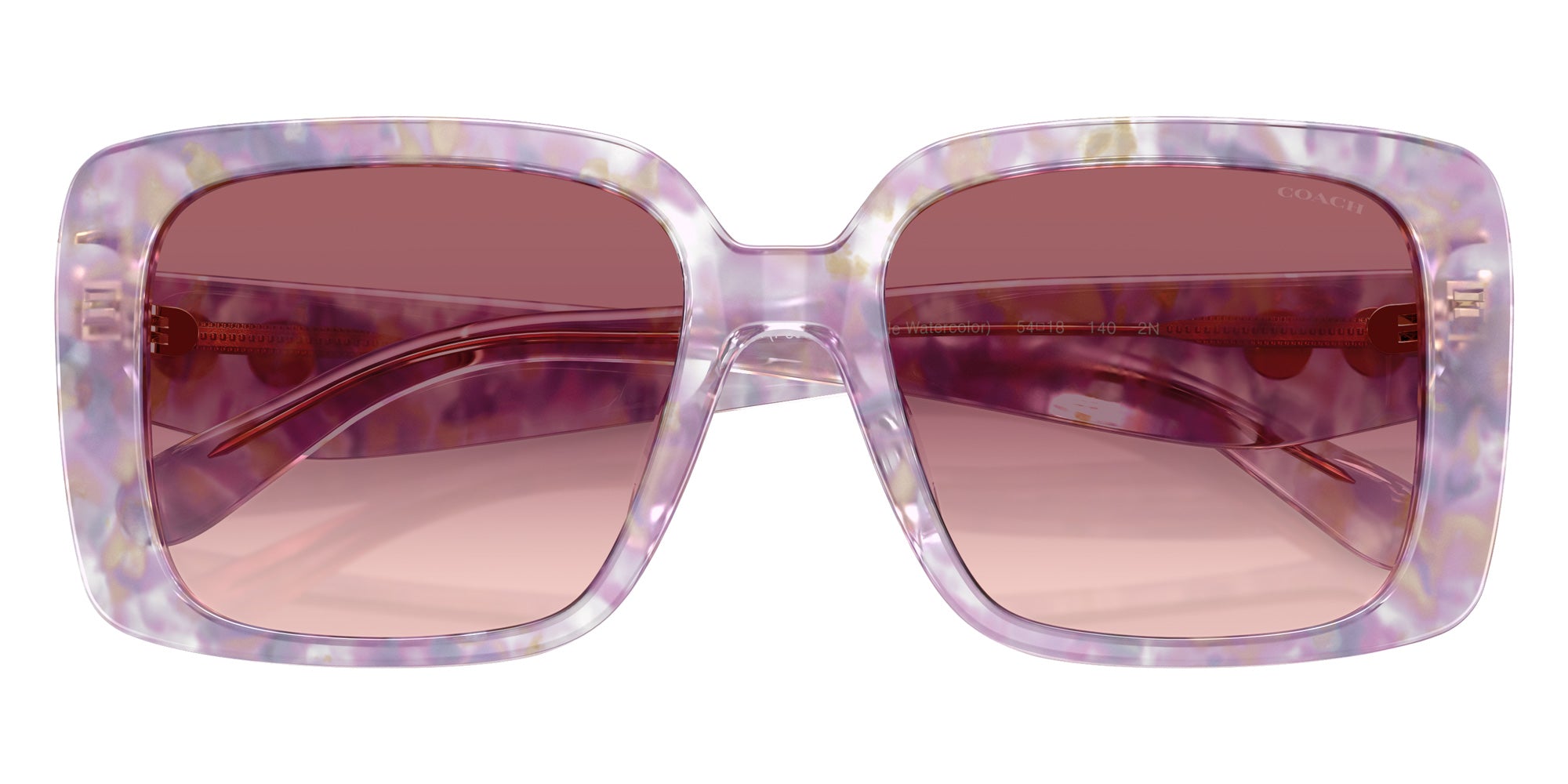 Coach HC8424U CAD54 58677W 54 - Pearlized Purple Watercolor / Puple Pink Gradient #id:hc8424u58677w_s:104120