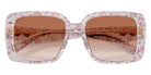Coach HC8424U CAD54 595313 54 - Transparent Pink Floral Print #id:hc8424u595313_s:100100
