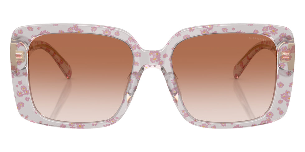Coach HC8424U CAD54 595313 54 - Transparent Pink Floral Print #id:hc8424u595313_s:100120