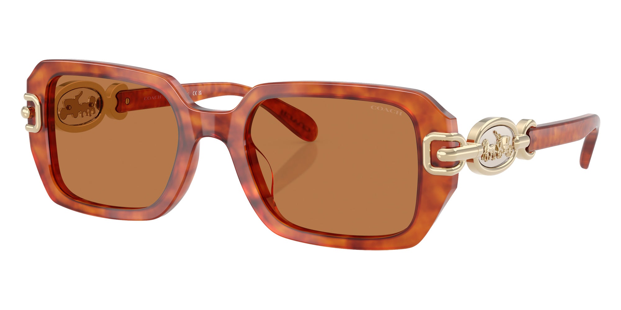 Coach HC8425U CAD74 577473 52 - Caramel Tortoise / Amber Solid #id:hc8425u577473_s:102105