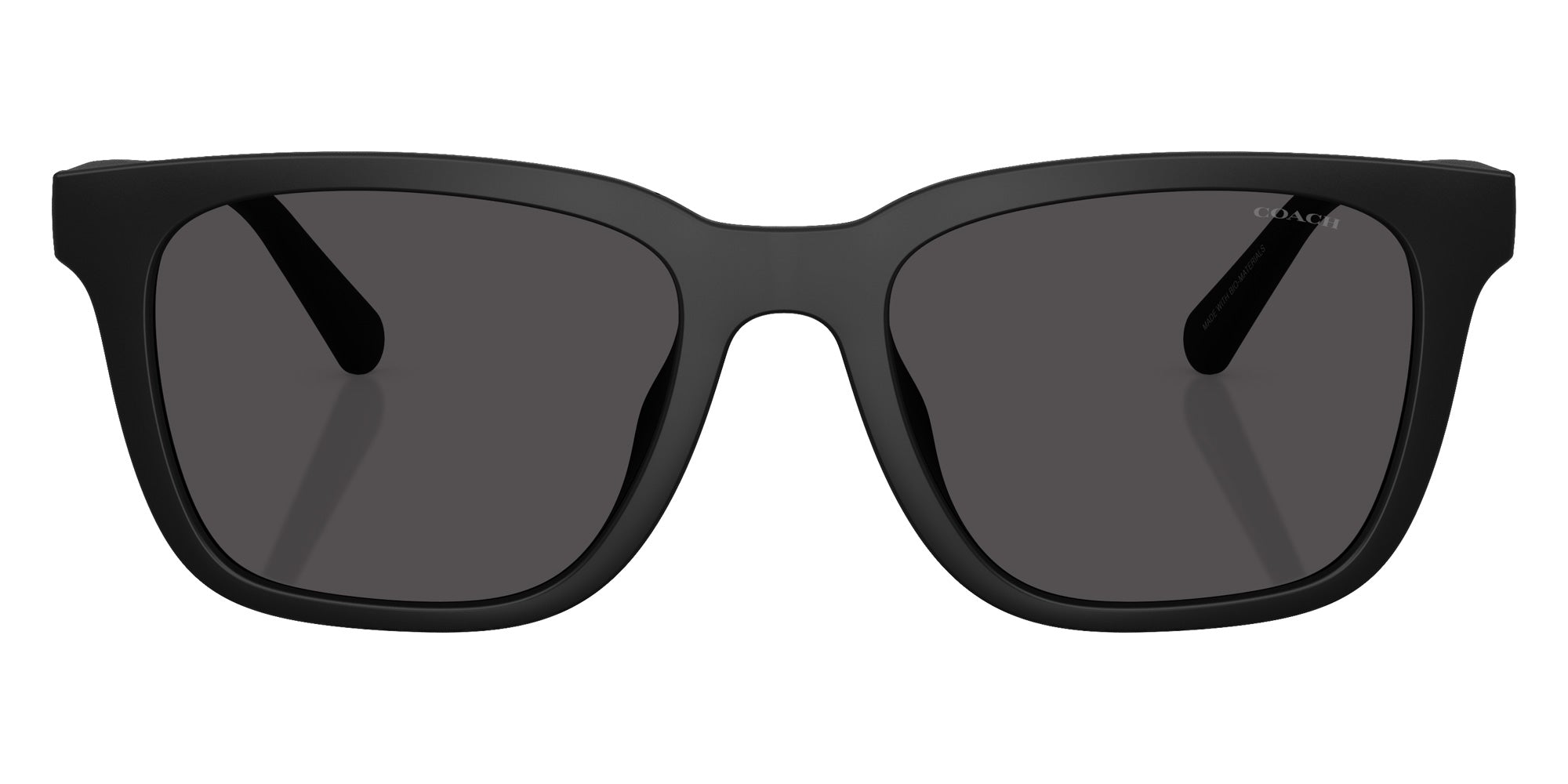 Coach HC8426U CAD81 500287 54 - Matte Black / Gray Solid #id:hc8426u500287_s:102100