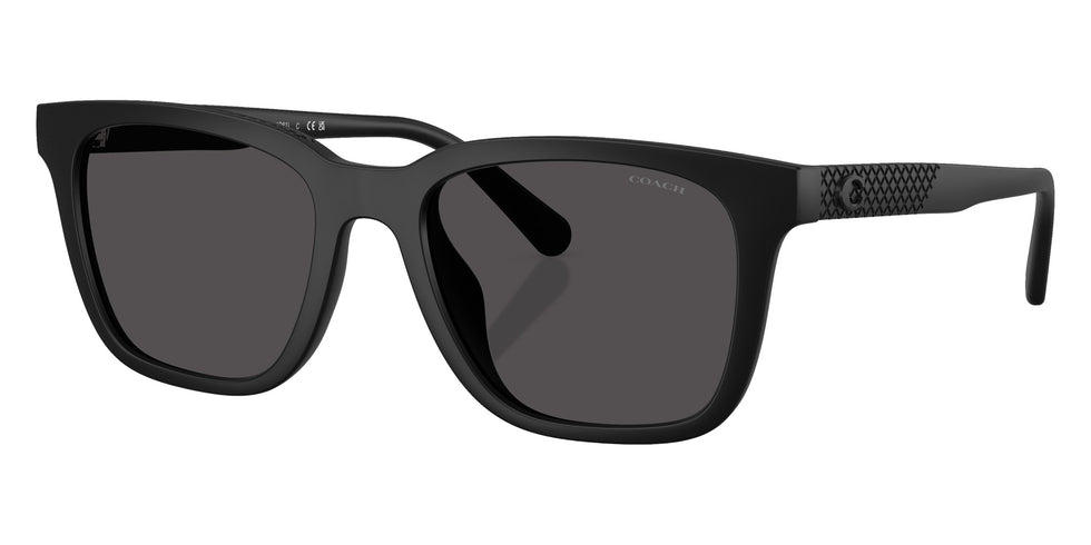 Coach HC8426U CAD81 500287 54 - Matte Black / Gray Solid #id:hc8426u500287_s:102105