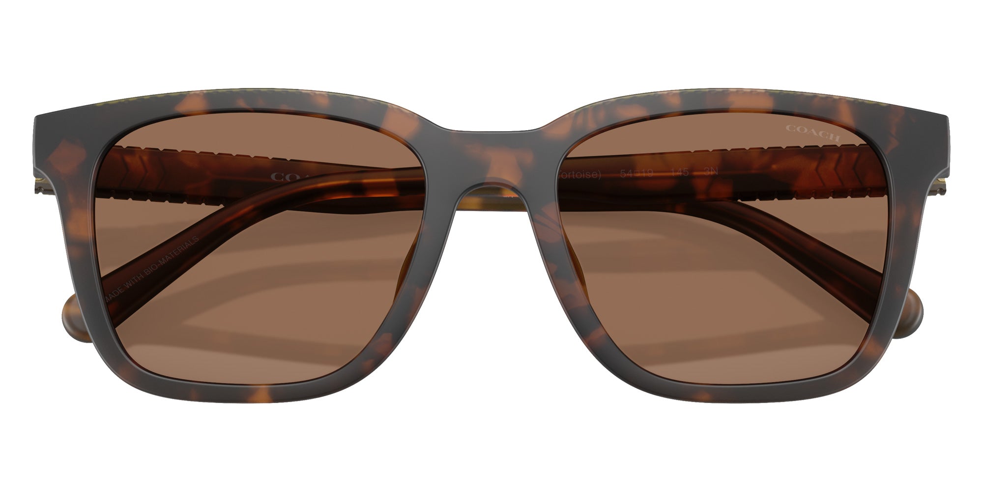 Coach HC8426U CAD81 512073 54 - Matte Dark Tortoise / Brown Solid #id:hc8426u512073_s:104120
