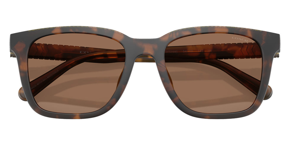 Coach HC8426U CAD81 512073 54 - Matte Dark Tortoise / Brown Solid #id:hc8426u512073_s:104120
