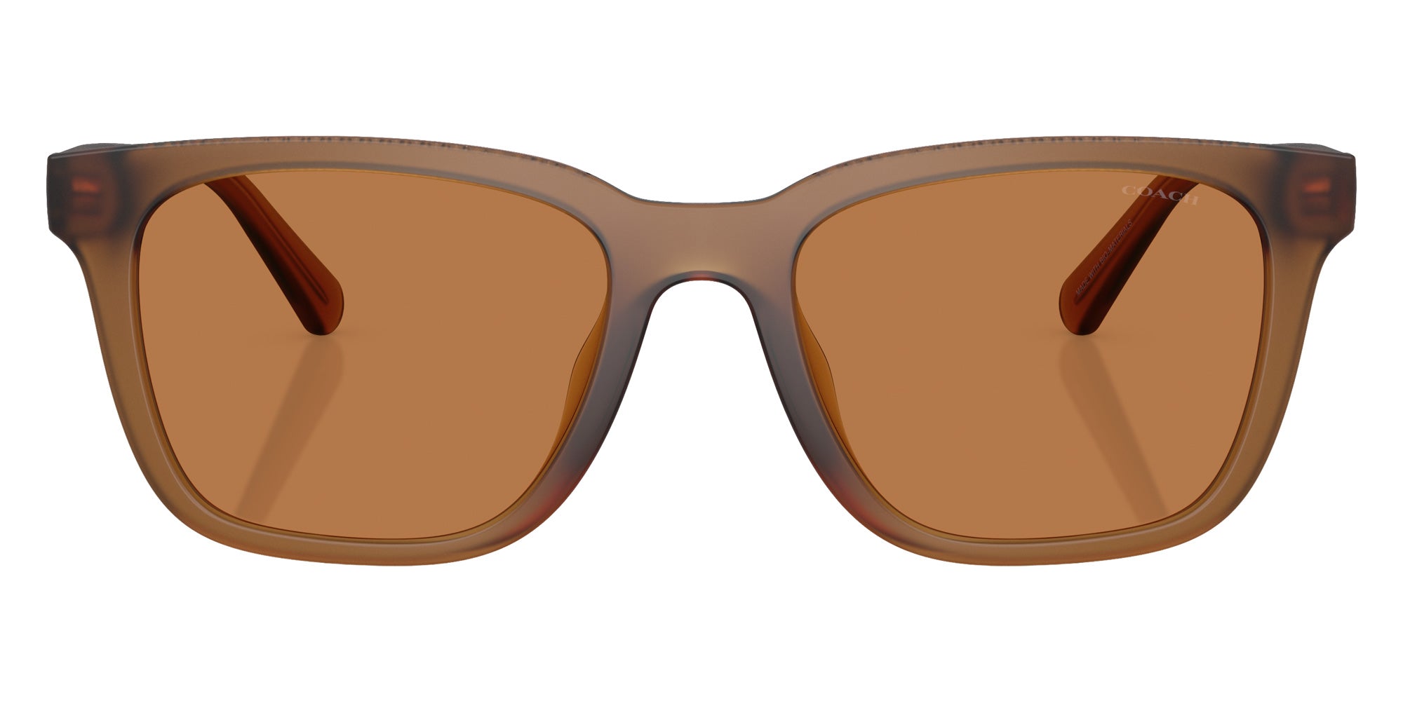 Coach HC8426U CAD81 587673 54 - Matte Transparent Amber / Amber Solid #id:hc8426u587673_s:108100