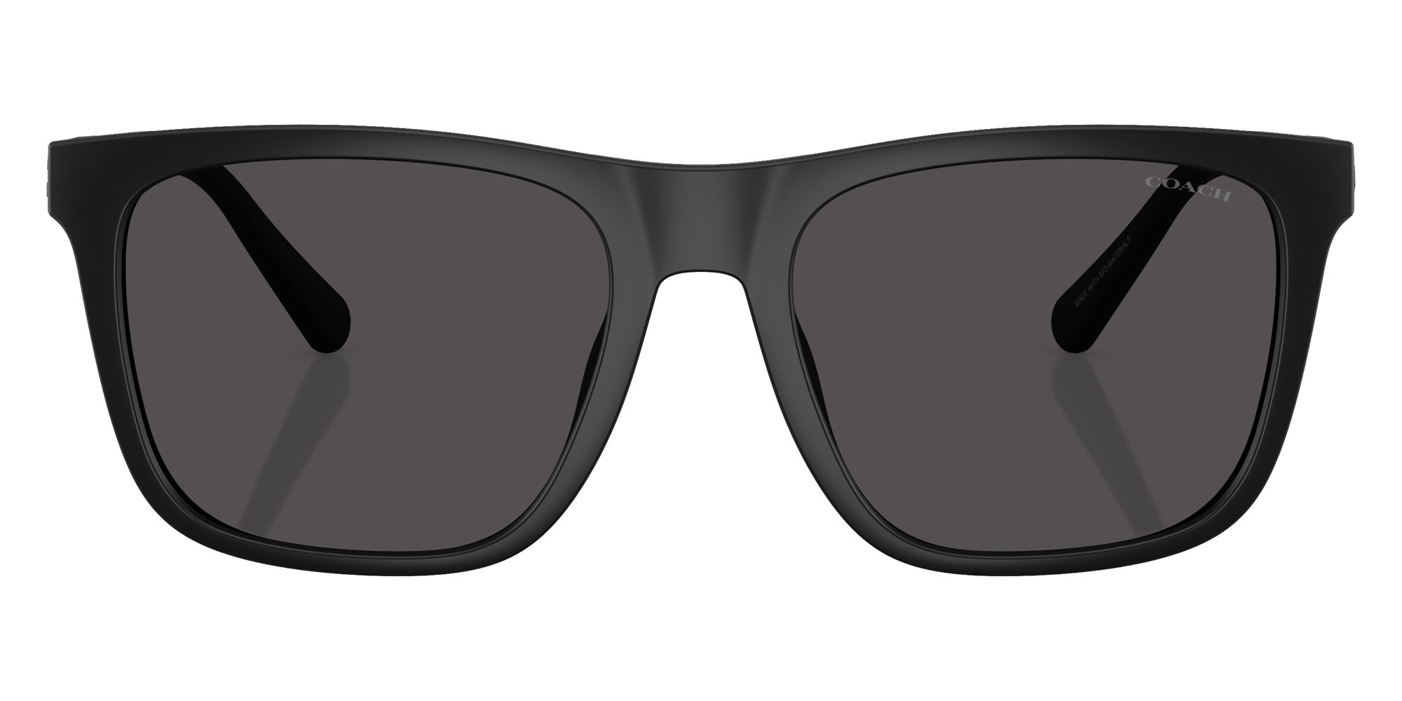 Coach HC8427U CAE78 500287 57 - Matte Black / Gray Solid #id:hc8427u500287_s:100100