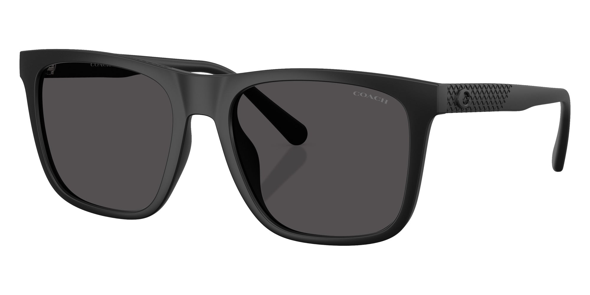 Coach HC8427U CAE78 500287 57 - Matte Black / Gray Solid #id:hc8427u500287_s:100105