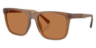 Coach HC8427U CAE78 587673 57 - Matte Transparent Amber / Amber Solid #id:hc8427u587673_s:104105