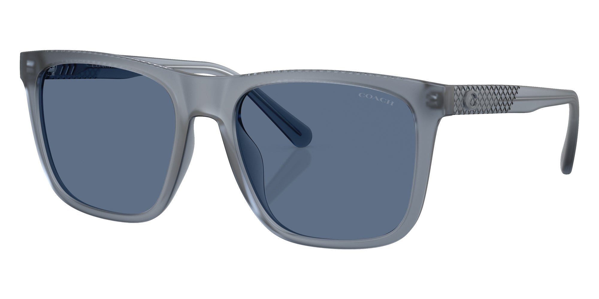 Coach HC8427U CAE78 587780 57 - Matte Transparent Blue / Blue Solid #id:hc8427u587780_s:106105