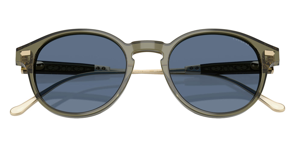 Coach HC8428U CAD83 584880 50 - Transparent Olive / Blue Solid #id:hc8428u584880_s:102120