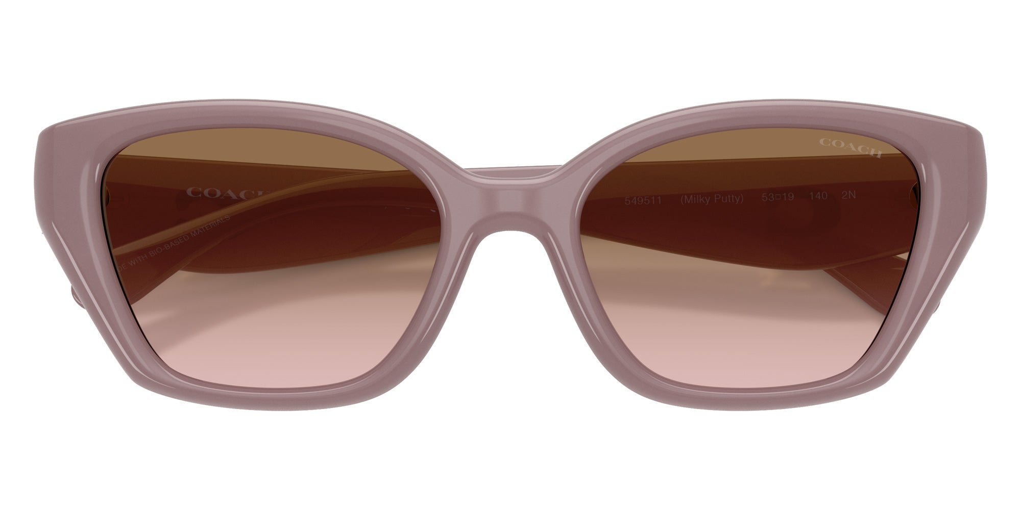 Coach HC8434U CBY91 549511 53 - Milky Putty / Brown Peach Gradient #id:hc8434u549511_s:104120