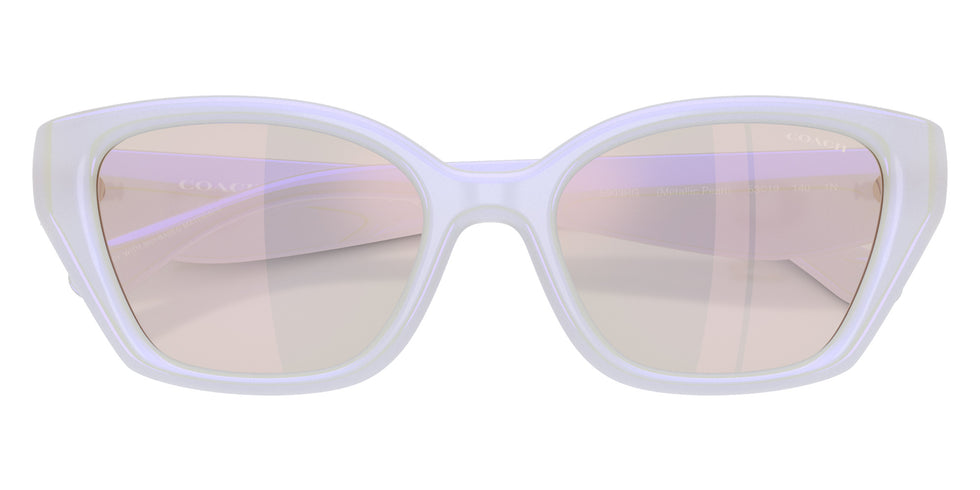Coach HC8434U CBY91 5903RG 53 - Metallic Pearl / Metallic Flash Mirrored #id:hc8434u5903rg_s:108120