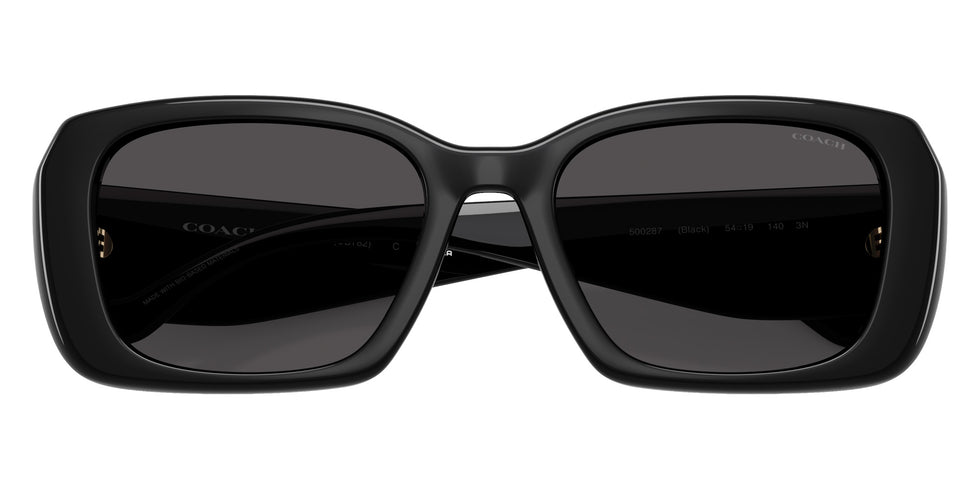 Coach HC8435U CBY82 500287 54 - Black / Gray Solid #id:hc8435u500287_s:100120