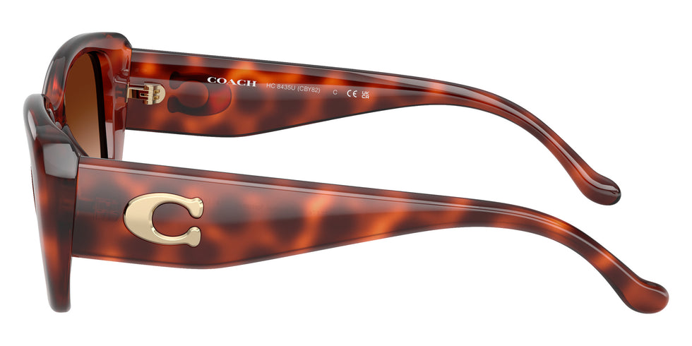 Coach HC8435U CBY82 577474 54 - Caramel Tortoise / Brown Gradient #id:hc8435u577474_s:104110