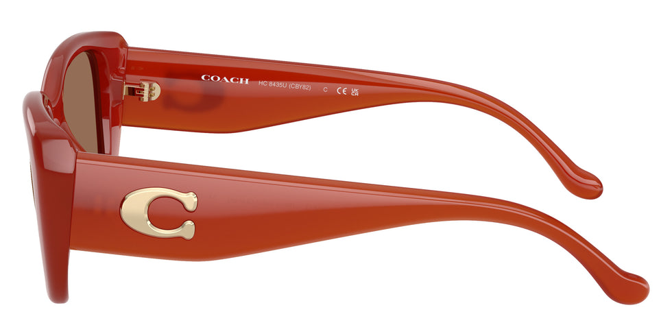 Coach HC8435U CBY82 591673 54 - Milky Burnt Orange / Brown Solid #id:hc8435u591673_s:110110