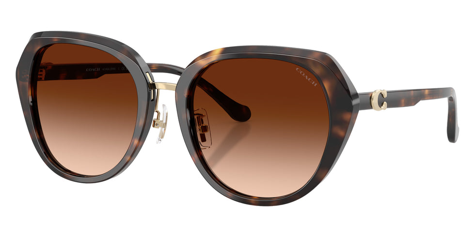 Coach HC8436 CBY93 512074 55 - Dark Tortoise / Brown Gradient #id:hc8436512074_s:102105