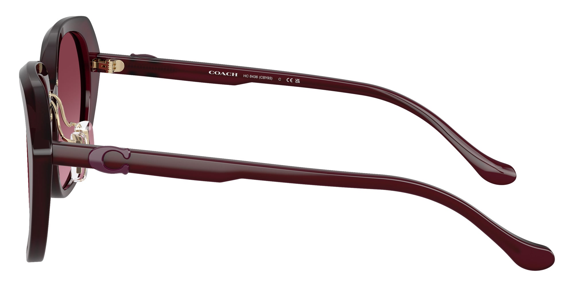 Coach HC8436 CBY93 59158H 55 - Milky Merlot / Merlot Gradient #id:hc843659158h_s:106110
