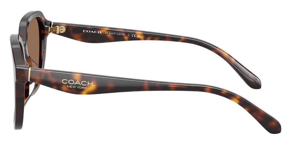 Coach HC8437F CBY89 512073 56 - Dark Tortoise / Brown Solid #id:hc8437f512073_s:102110