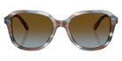 Coach HC8437U CBY87 589913 53 - Striated Maple/Blueberry / Brown Blue Gradient #id:hc8437u589913_s:104100