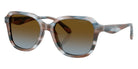 Coach HC8437U CBY87 589913 53 - Striated Maple/Blueberry / Brown Blue Gradient #id:hc8437u589913_s:104105