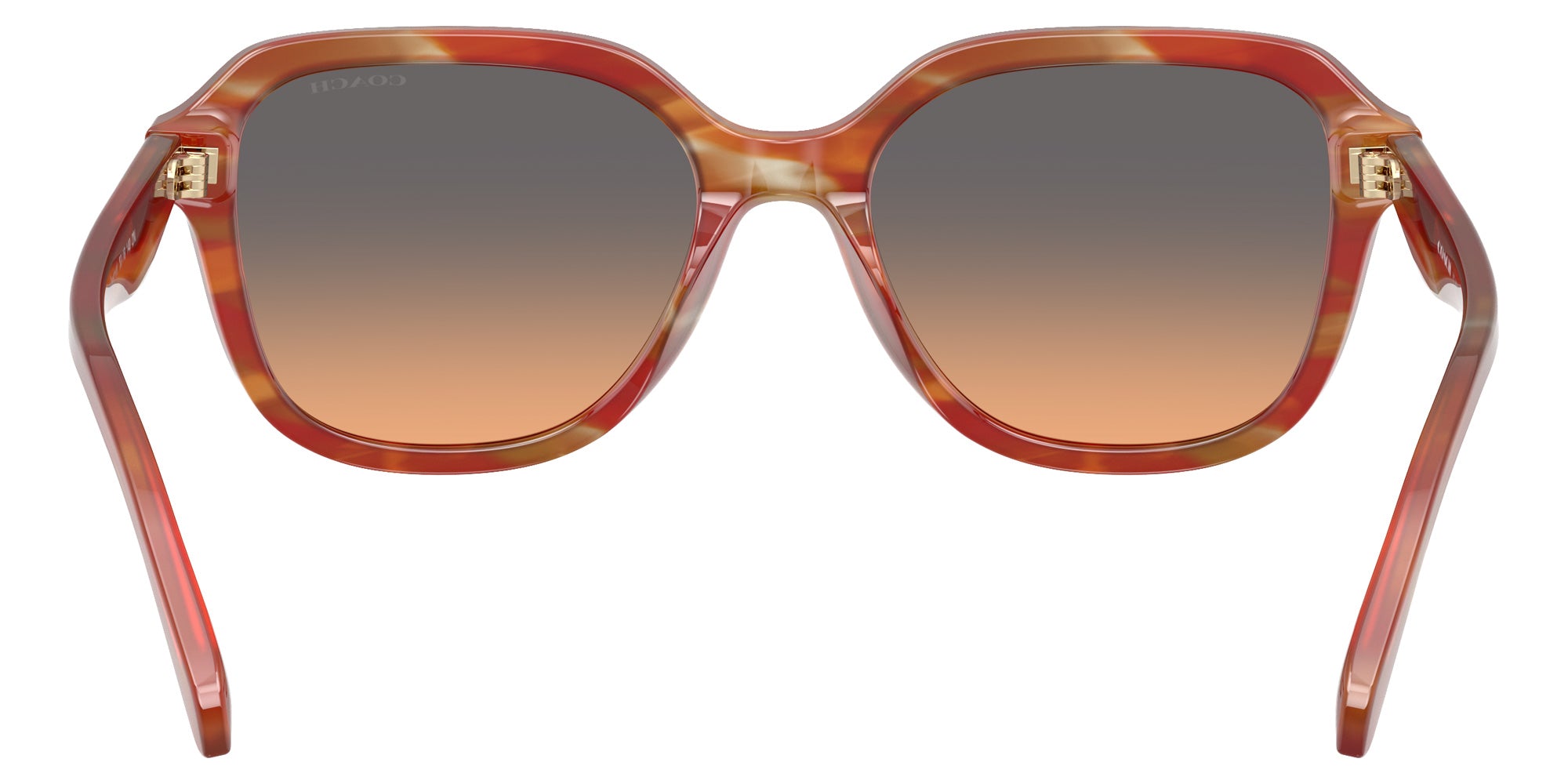 Coach HC8437U CBY87 590018 53 - Striated Chestnut / Smokey Peach Gradient #id:hc8437u590018_s:106115