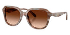 Coach HC8437U CBY87 590174 53 - Striated Redwood/Maple / Brown Gradient #id:hc8437u590174_s:108105