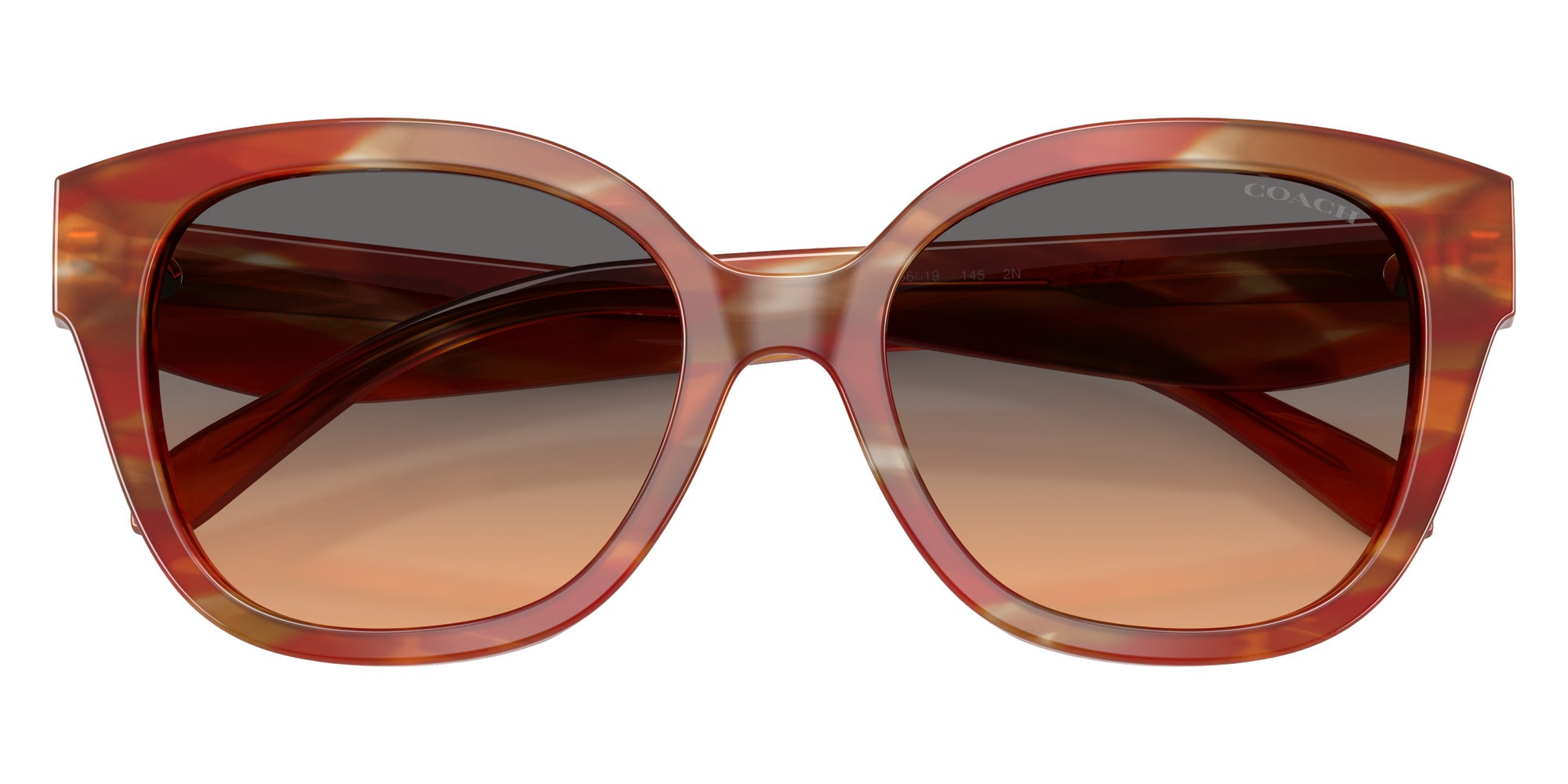 Coach HC8438U CBY94 590018 56 - Striated Chestnut / Smokey Peach Gradient #id:hc8438u590018_s:106120