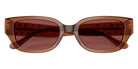 Coach HC8439U CBZ52 581175 53 - Transparent Brown / Wine Solid #id:hc8439u581175_s:102120