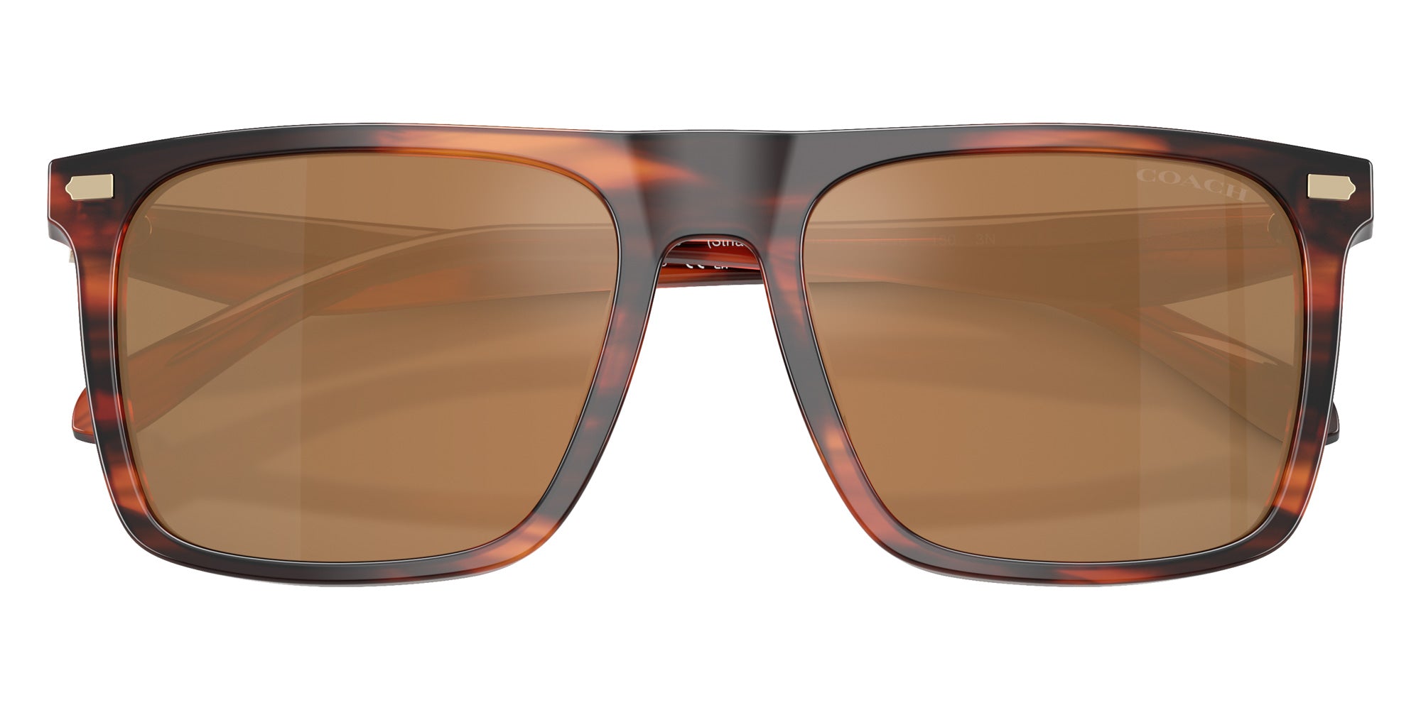 Coach HC8440U CBY95 5906/O 57 - Striated Caramel / Brown Flash Mirrored #id:hc8440u5906o_s:102120