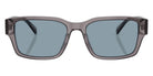 Coach HC8441U CBY96 553772 55 - Transparent Gray / Light Blue Solid #id:hc8441u553772_s:102100