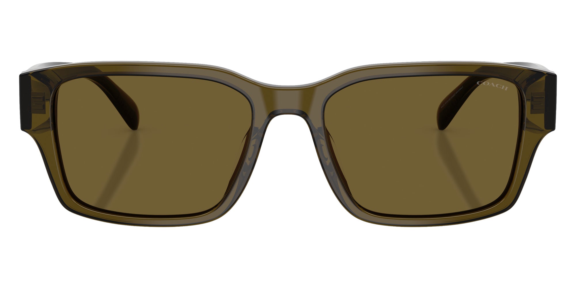 Coach HC8441U CBY96 591073 55 - Transparent Olive / Green Solid #id:hc8441u591073_s:104100