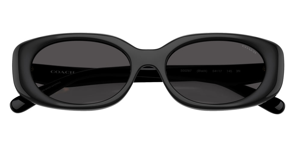 Coach HC8443D CBY84 500287 54 - Black / Gray Solid #id:hc8443d500287_s:102120