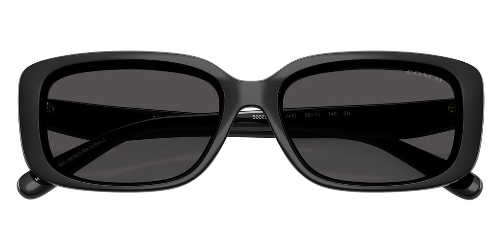Coach HC8444D CBY86 500287 57 - Black / Gray Solid #id:hc8444d500287_s:102120