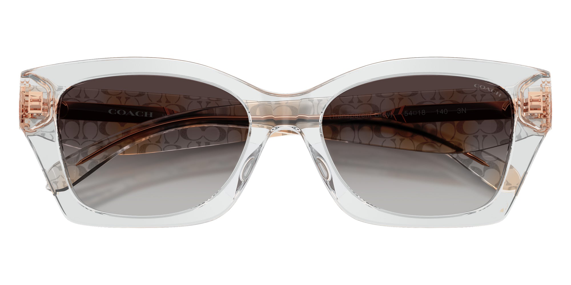 Coach HC8451U CDP49 59358G 54 - Transparent Gray #id:hc8451u59358g_s:102100