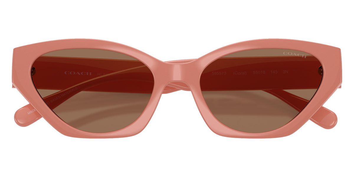 Coach HC8459U CFT83 595573 55 - Coral / Brown Solid #id:hc8459u595573_s:102120