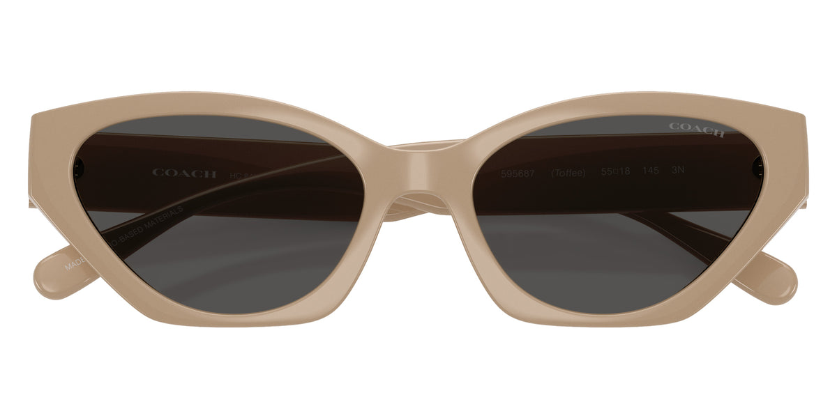 Coach HC8459U CFT83 595687 55 - Toffee / Gray Solid #id:hc8459u595687_s:104120