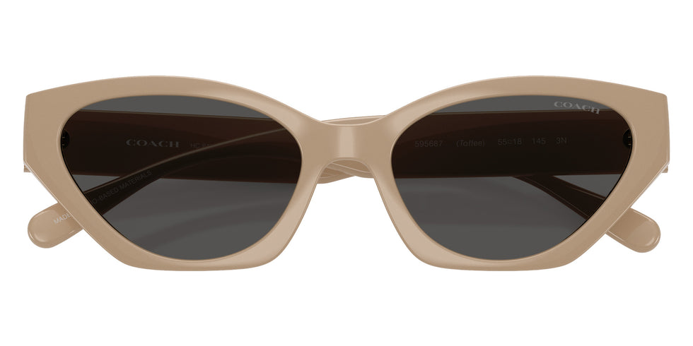 Coach HC8459U CFT83 595687 55 - Toffee / Gray Solid #id:hc8459u595687_s:104120