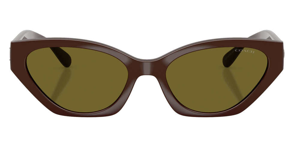 Coach HC8459U CFT83 5957/2 55 - Pecan / Olive Green Solid #id:hc8459u59572_s:106100