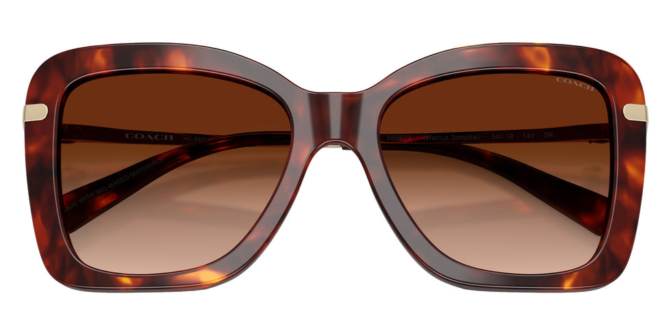 Coach HC8461U CFU03 593874 54 - Walnut Tortoise / Brown Gradient #id:hc8461u593874_s:102120