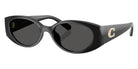 Coach HC8462U CFU06 500287 54 - Black / Gray Solid #id:hc8462u500287_s:100105