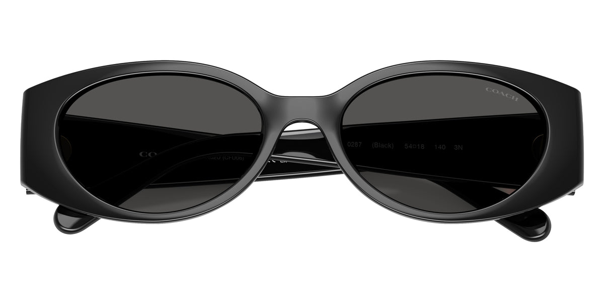 Coach HC8462U CFU06 500287 54 - Black / Gray Solid #id:hc8462u500287_s:100120