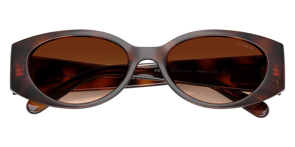 Coach HC8462U CFU06 512074 54 - Dark Tortoise / Brown Gradient #id:hc8462u512074_s:102120