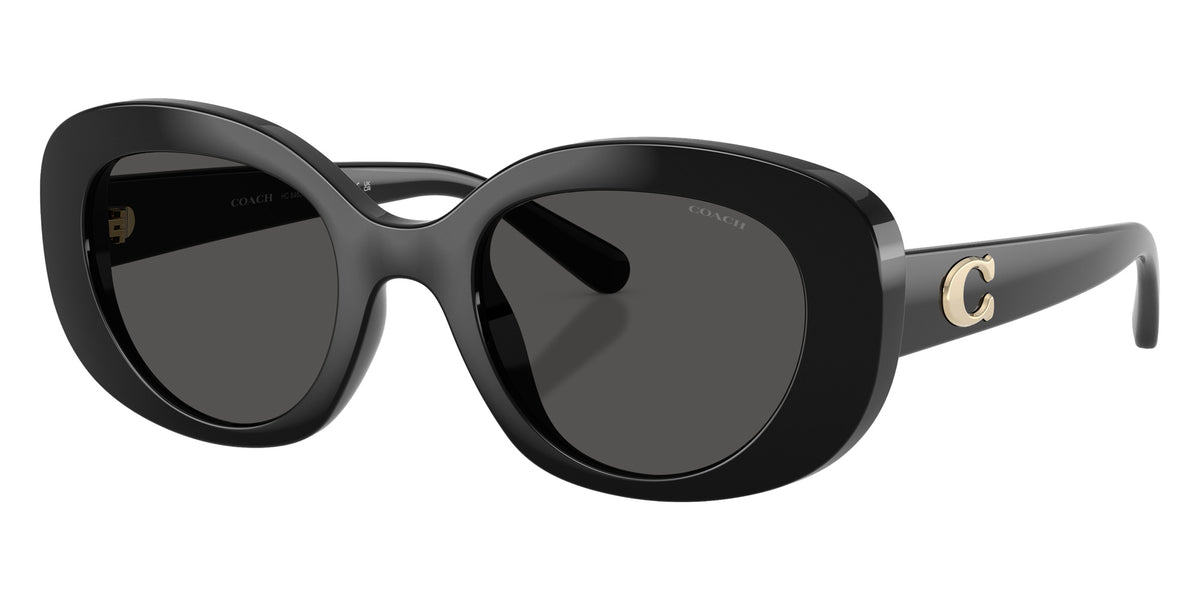 Coach HC8463U CFU08 500287 51 - Black / Gray Solid #id:hc8463u500287_s:100105