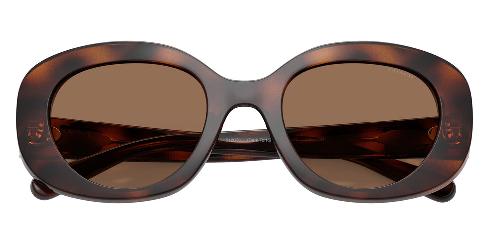 Coach HC8463U CFU08 512073 51 - Dark Tortoise / Brown Solid #id:hc8463u512073_s:102120