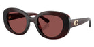 Coach HC8463U CFU08 596375 51 - Transparent Garnet / Wine Solid #id:hc8463u596375_s:106105