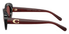 Coach HC8463U CFU08 596375 51 - Transparent Garnet / Wine Solid #id:hc8463u596375_s:106110