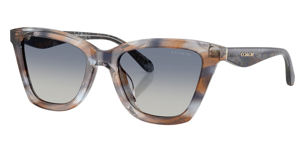 Coach HC8464U CFU10 596614 52 - Indigo Watercolor / Blue Gradient #id:hc8464u596614_s:106105