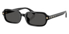 Coach HC8465U CFU11 500287 51 - Black / Gray Solid #id:hc8465u500287_s:100105